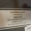 1416590-4 Platinum album Platinum Awards Dree Low