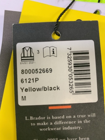 1425859-4 Långärmad t-shirt varsel L.Brador &121P, Strl M