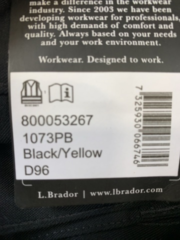 1425866-4 Byxa L.Brador 1073PB, Strl D96