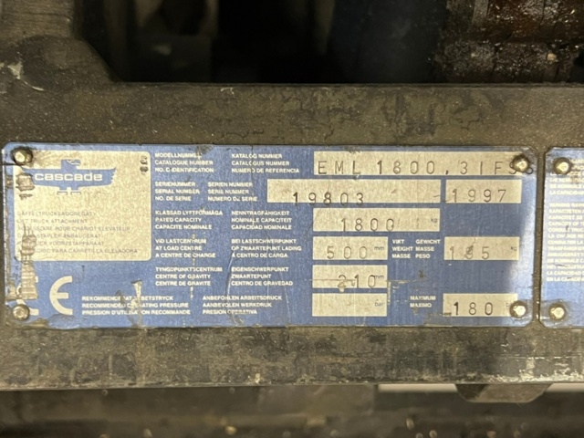 1427345-9 Eltruck Komatsu FB16M-2E