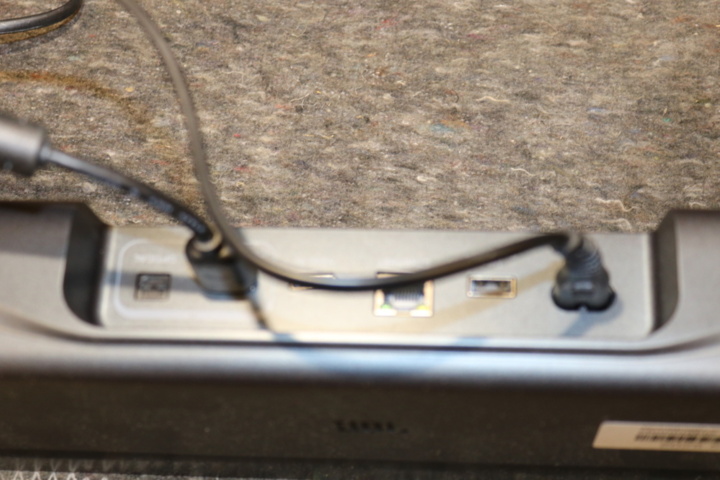 1416601-25 TV 75 inch Samsung QE75 with home theater system