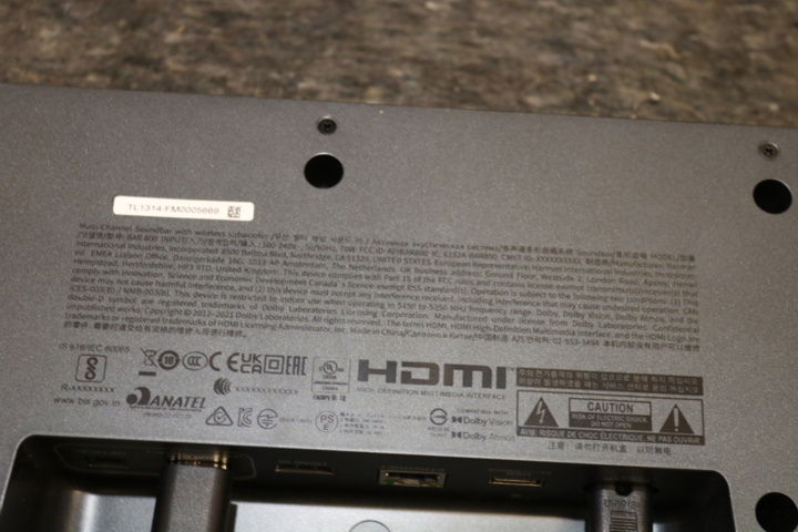 1416601-27 TV 75 inch Samsung QE75 with home theater system