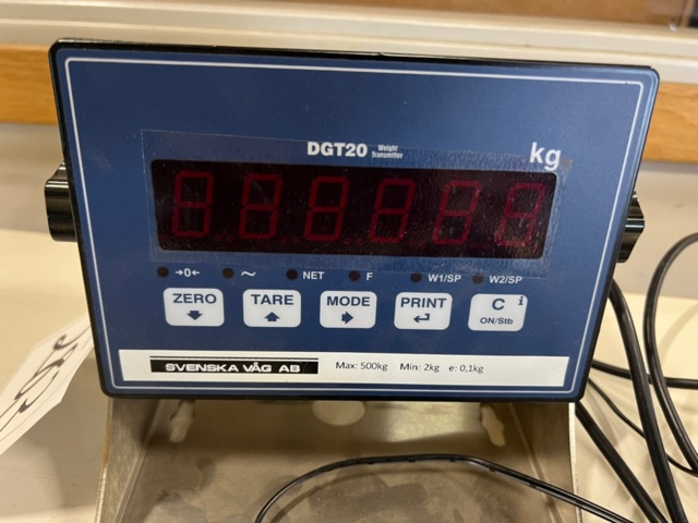 1427283-2 Våg med vågcell 500 kg