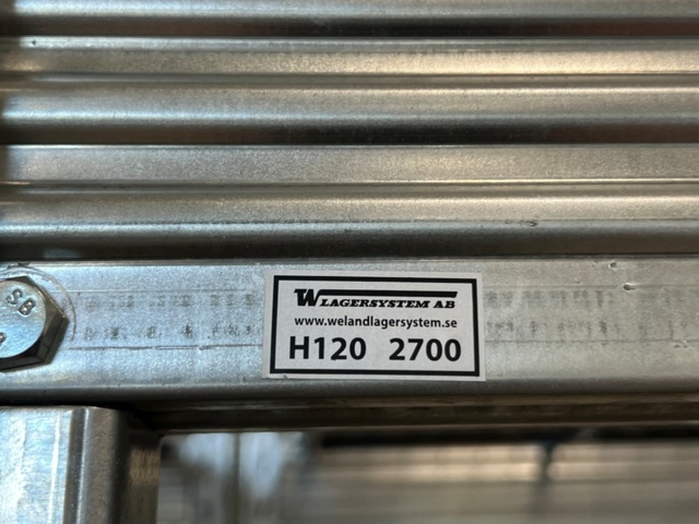 1427114-8 Pallställ Weland 4 sektioner