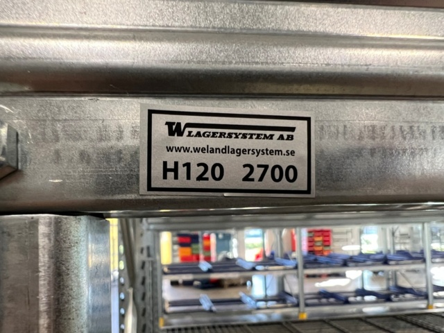 1427116-8 Pallställ Weland 6 sektioner