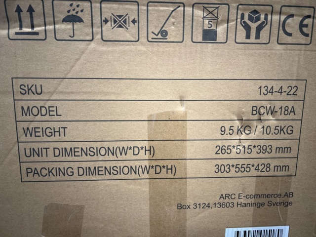 1428162-4 Liten vinkyl 6 flaskor