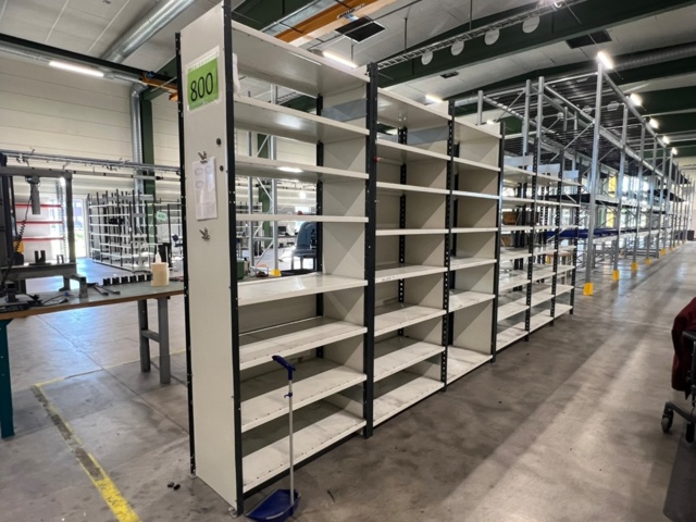 1427130-5 Lagerhyllor 10 sektioner