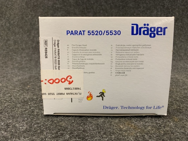 1428182-8 Flykthuva Dräger Parat 5520/5530 Mjuk Väska