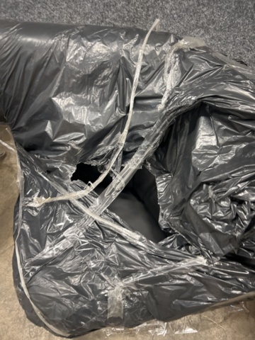 1428291-5 Hörnsoffa svart PU - Rom