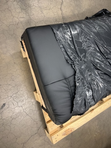 1428291-10 Hörnsoffa svart PU - Rom