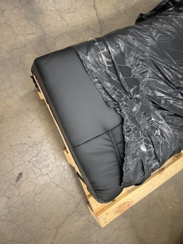 1428291-11 Hörnsoffa svart PU - Rom