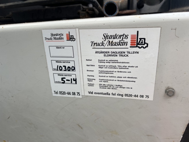 1395738-18 Electric counterbalance forklift ASEA GMC -1987