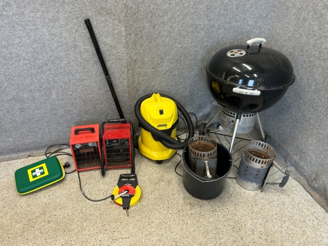 1367731-1 Dammsugare, grill och värmefläktar