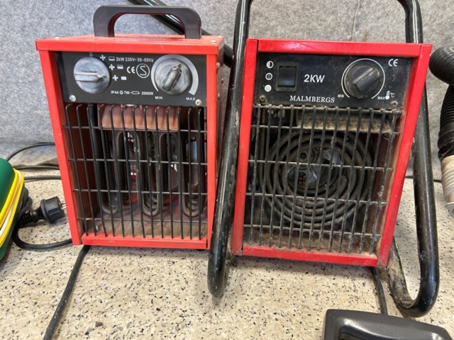 1367731-6 Dammsugare, grill och värmefläktar