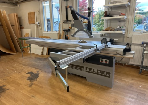 Sliding table saw with accessories - Felder K 540 S -2017