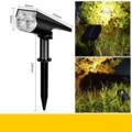 1428382-3 8 st LED-spotlight Solcellsdriven, 2-LED IP65 - Fri frakt