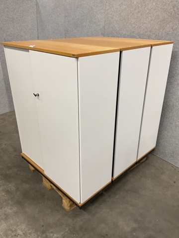 1406508-2 3 st. skåp med skjutdörrar  Kinnarps