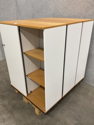 1406508-8 3 st. skåp med skjutdörrar  Kinnarps