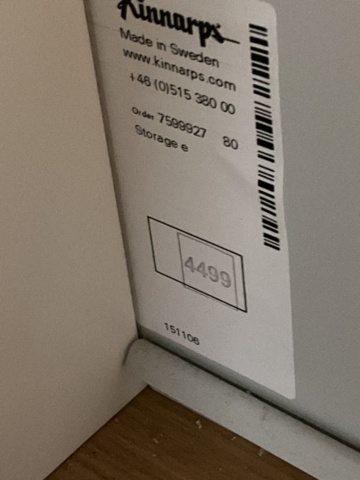 1406509-7 3 pcs. cabinets with sliding doors Kinnarps