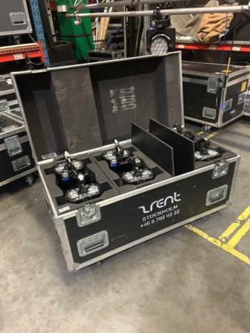 1296998-6 Rörliga strålkastare 6 st - Martin MAC Aura, RGBW, DMX5