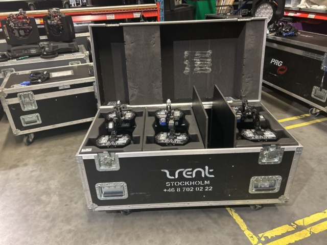 1296998-7 Rörliga strålkastare 6 st - Martin MAC Aura, RGBW, DMX5