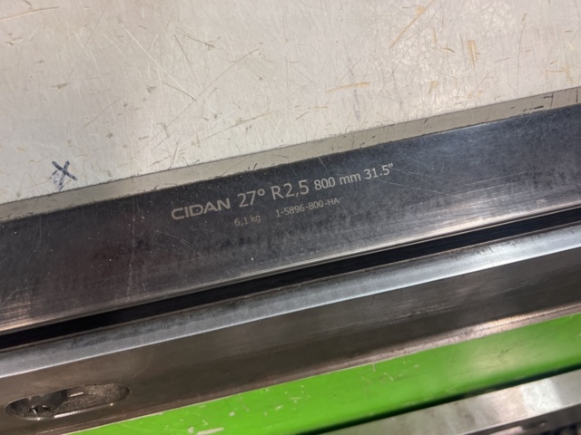 1395785-6 Kantbockmaskin med CNC-styrning - Göteneds/CIDAN FS30 -2019