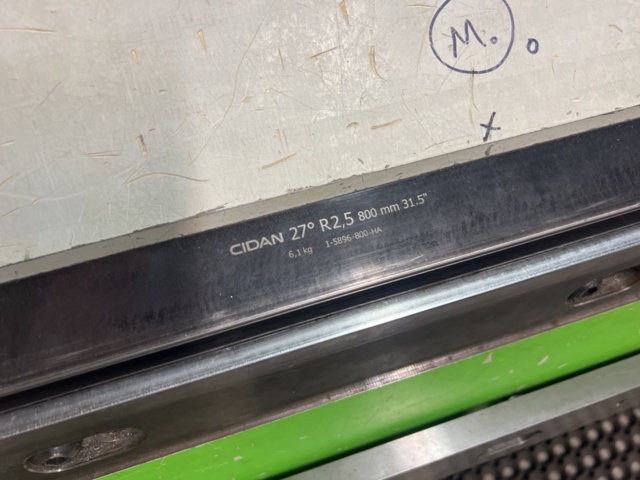 1395785-7 Kantbockmaskin med CNC-styrning - Göteneds/CIDAN FS30 -2019