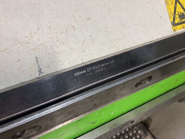 1395785-8 Kantbockmaskin med CNC-styrning - Göteneds/CIDAN FS30 -2019