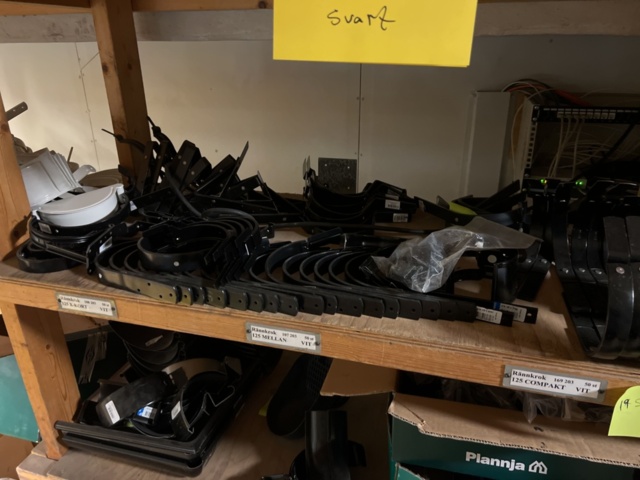 1395799-7 Lager med stuprörsdelar och tillbehör