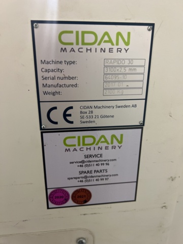 1395728-11 Gradsax Göteneds/CIDAN Rapido 30 -2017