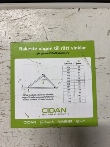 1395729-10 Kantvik med in- och utmatningsbord och tillbehör - Göteneds/CIDAN K25-30 -2017