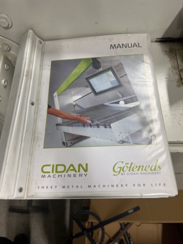 1395729-16 Kantvik med in- och utmatningsbord och tillbehör - Göteneds/CIDAN K25-30 -2017