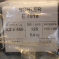 1416610-10 Elektrod Böhler E 7018 3,2x450. 9 paket