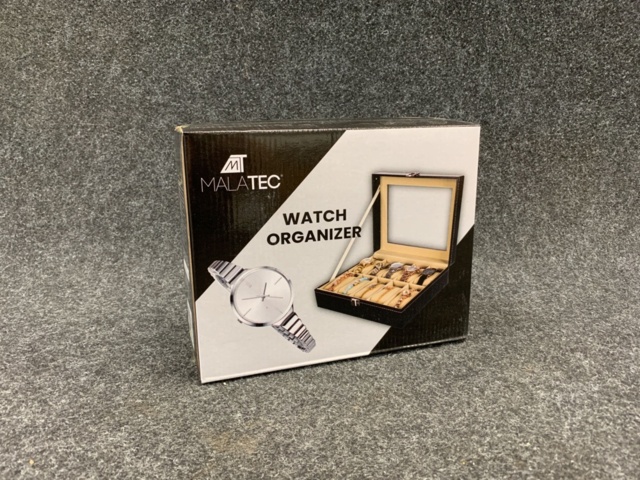 1429173-2 Klockbox - till 12 st klockor / armband / smycken