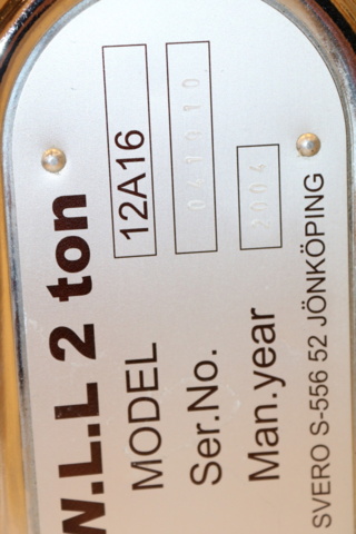 1416611-8 Snabblyftblock 2 ton - Svero