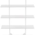 1429341-3 Vit hylla i metall