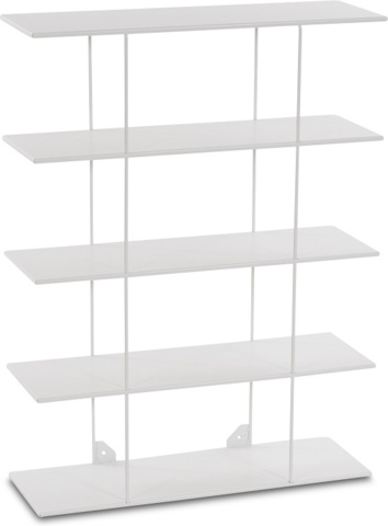 1429341-4 Vit hylla i metall