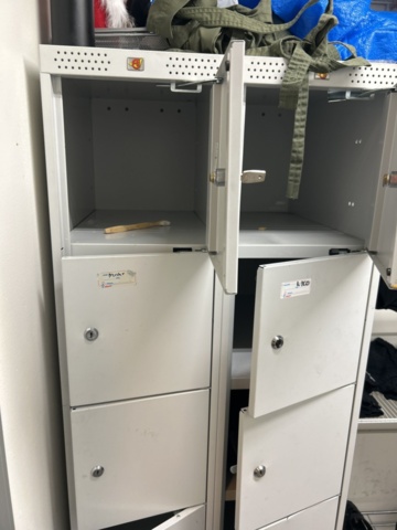 1423318-9 Interior design from staff room - storage and shelving system