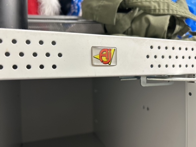 1423318-10 Interior design from staff room - storage and shelving system