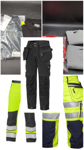 1315247-1 Arbetskläder i olika storlekar