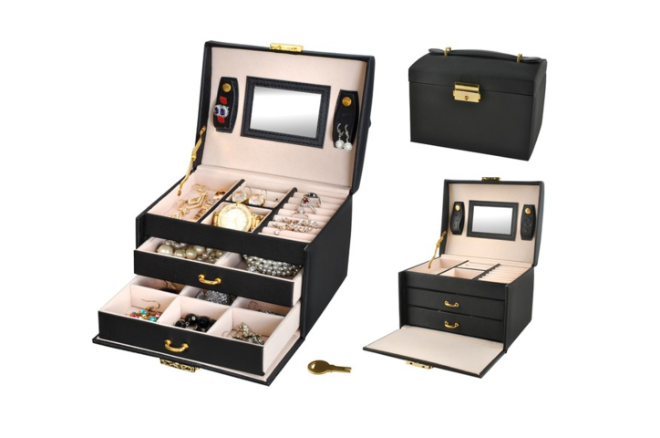 1429061-1 2 st Smyckeskrin - svart