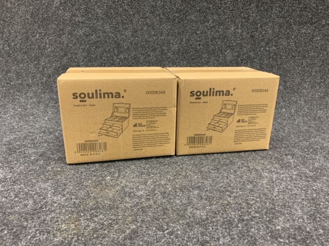 1429061-2 2 st Smyckeskrin - svart