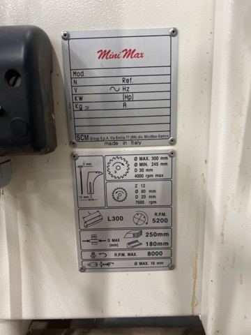 1429804-13 Combined Universal Machine SCM MiniMax CU 300 K