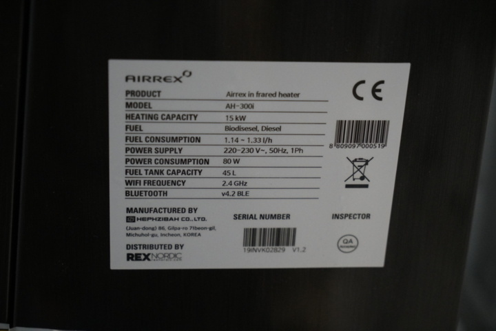 1403939-4 Dieselvärmare Airrex AH-300i