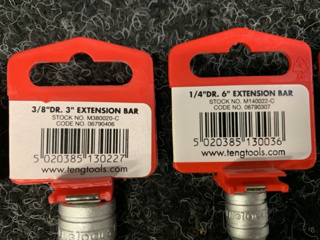 1429724-8 7 pcs Socket wrenches TengTools