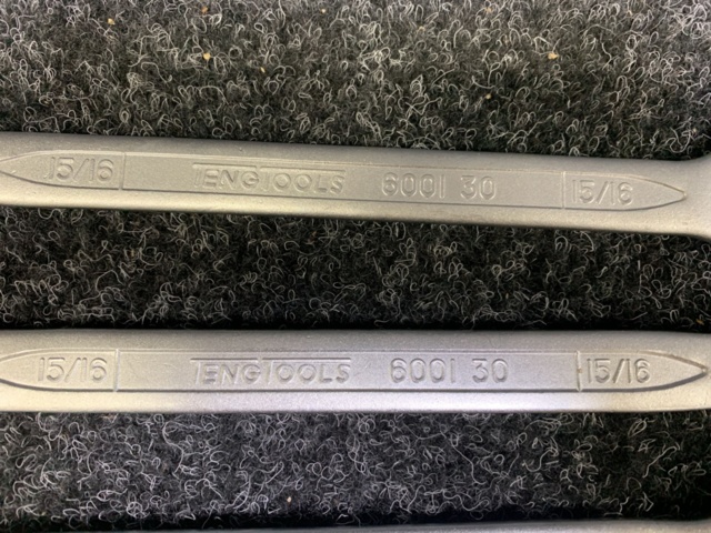 1429726-2 Sortiment med u-ringnycklar tum TengTools