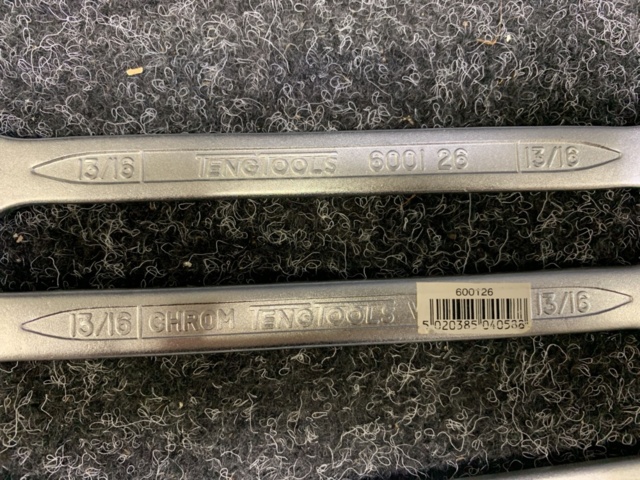 1429726-6 Sortiment med u-ringnycklar tum TengTools