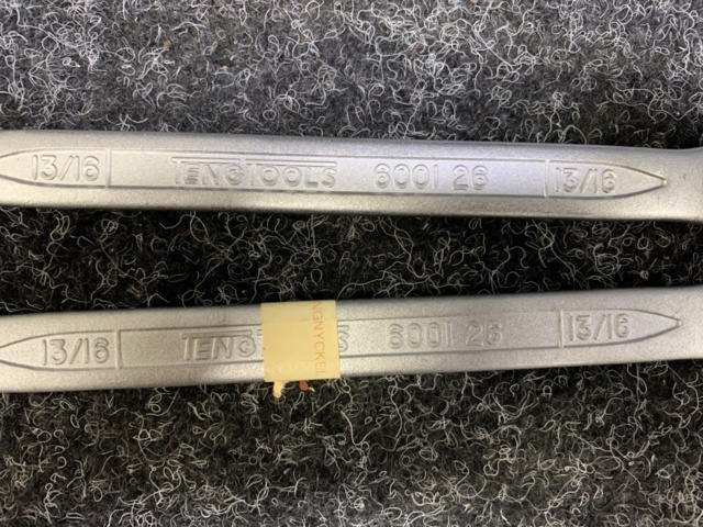 1429726-7 Sortiment med u-ringnycklar tum TengTools