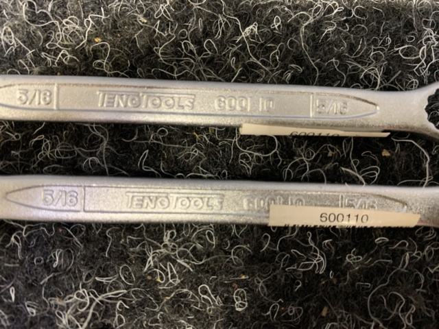 1429726-15 Sortiment med u-ringnycklar tum TengTools