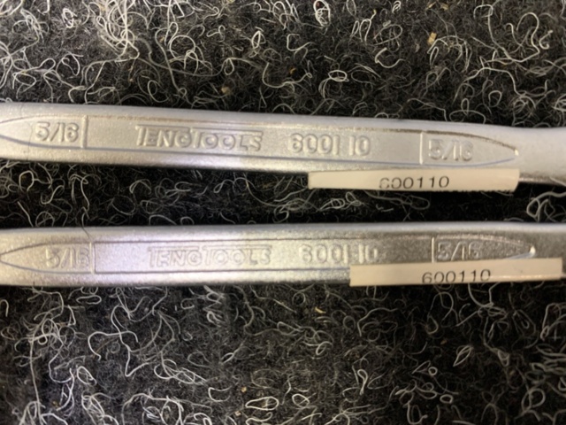 1429726-16 Sortiment med u-ringnycklar tum TengTools